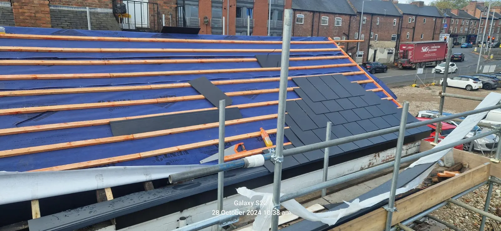 Roof work underway at Kilbourn Street